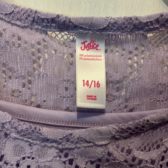 Justice lace top - Picture 2 of 5